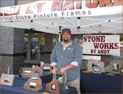 Andy Spencer, owner Stone Works by Andy